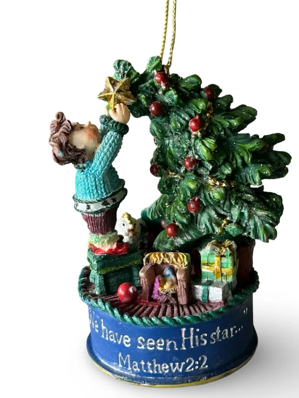 Vintage Sierra Heirloom Christmas Tree Ornament (Model HG798)
